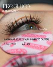 Load image into Gallery viewer, PRE GLUED 🌟Classic wisp • 55pcs NO GLUE NEEDED