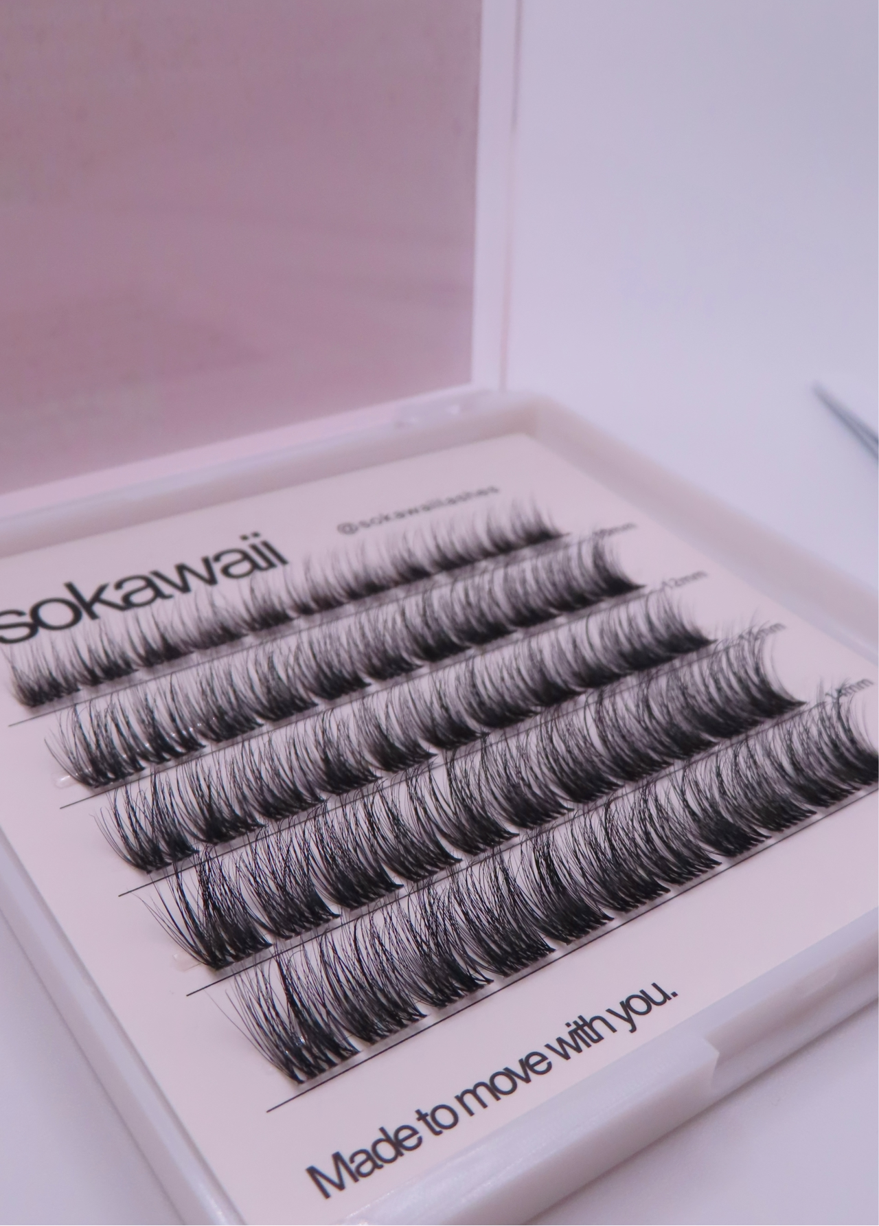 Sokawaii Light Wispy Hybrid 🧚🏼‍♀️ 55pcs Lashes Only