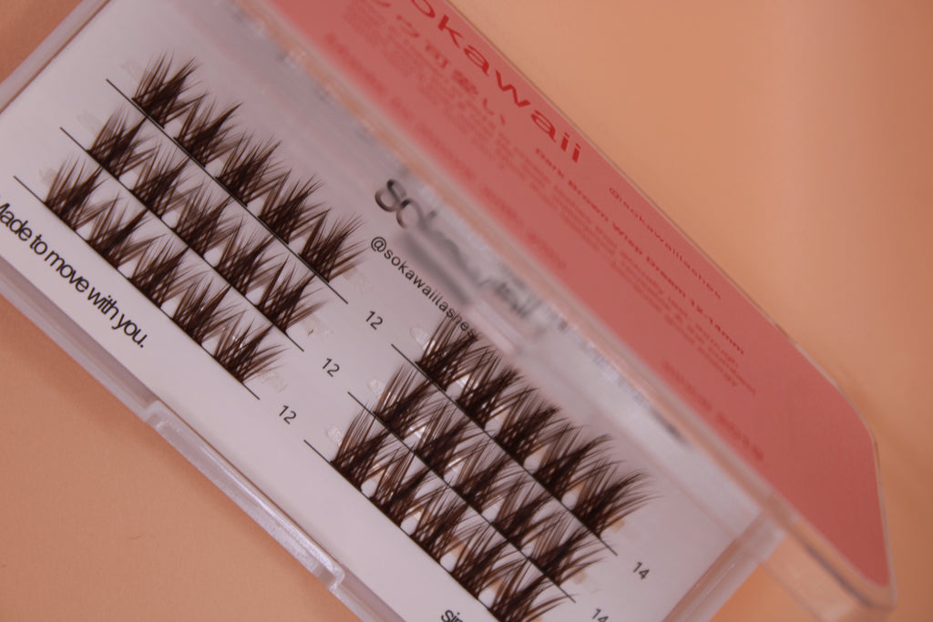 Dark Brown Wisp Dream  (3 rows)🥥 (**12-14mm**)