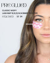 Load image into Gallery viewer, PRE GLUED 🌟Classic wisp • 55pcs NO GLUE NEEDED
