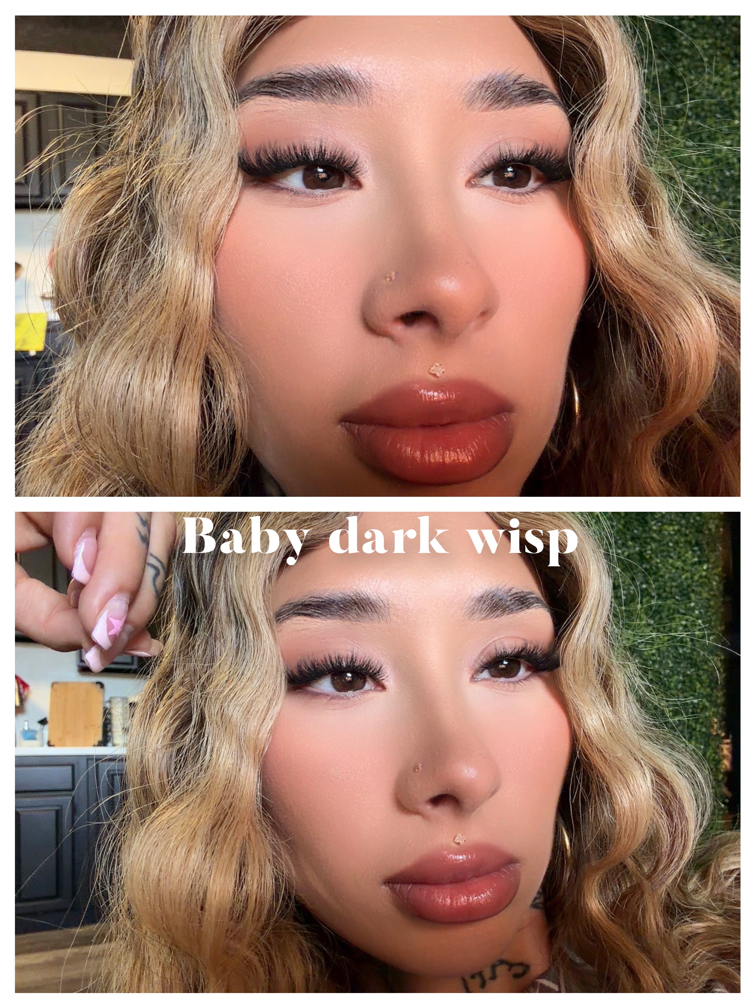 BABY DARK WISP 🍵 10-14mm 65pcs