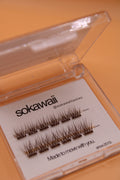 Pocket mini ☕️Pre Glued Dark Brown Light Classic fluff (10-12mm )