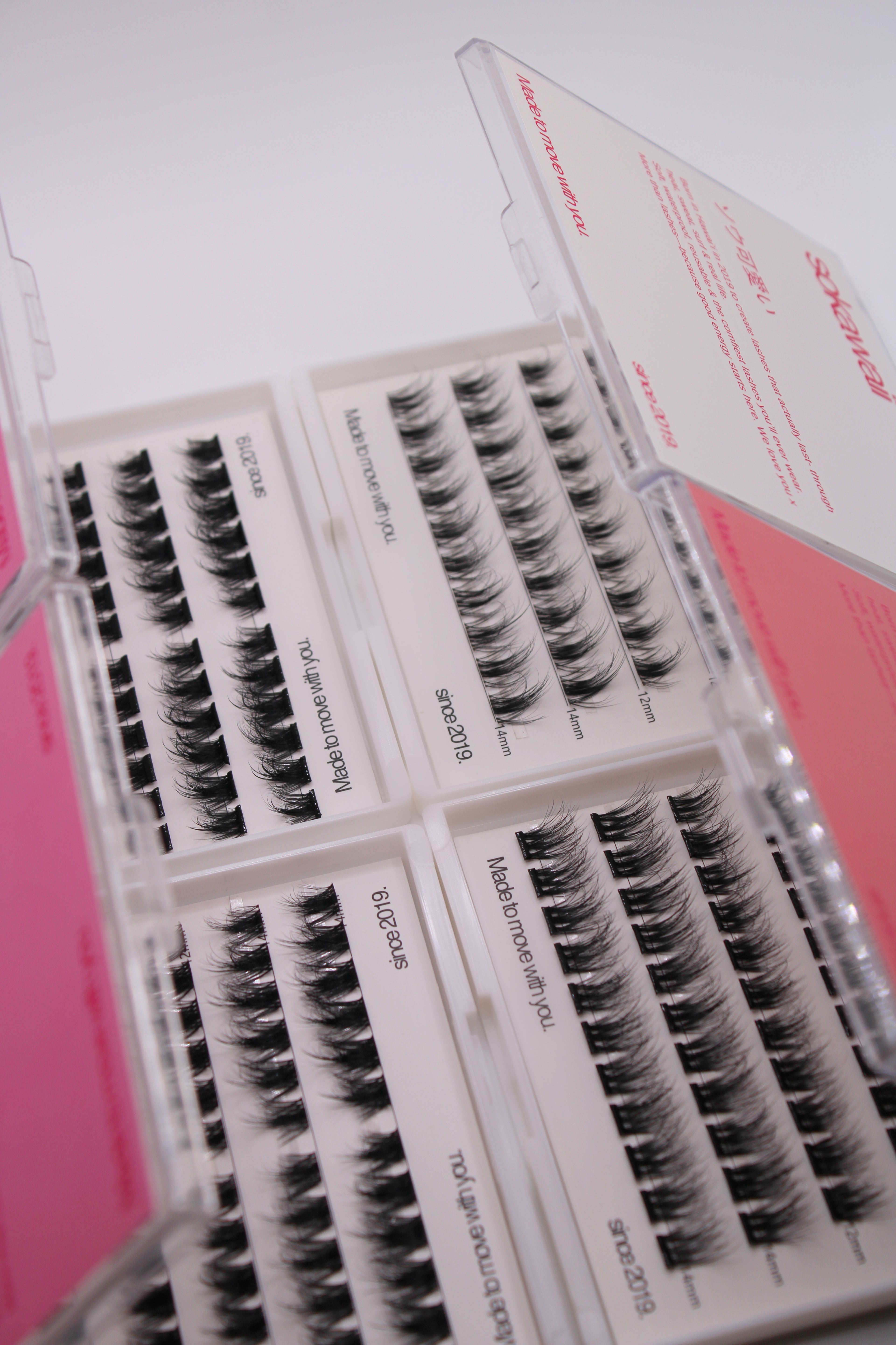 PRE GLUED 🌙 Midnight Classic Wisp (stick and go) 55PCS Lashes Only