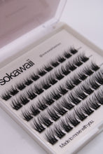 Load image into Gallery viewer, PRE GLUED 🌙 Midnight Classic Wisp (stick and go) 55PCS Lashes Only
